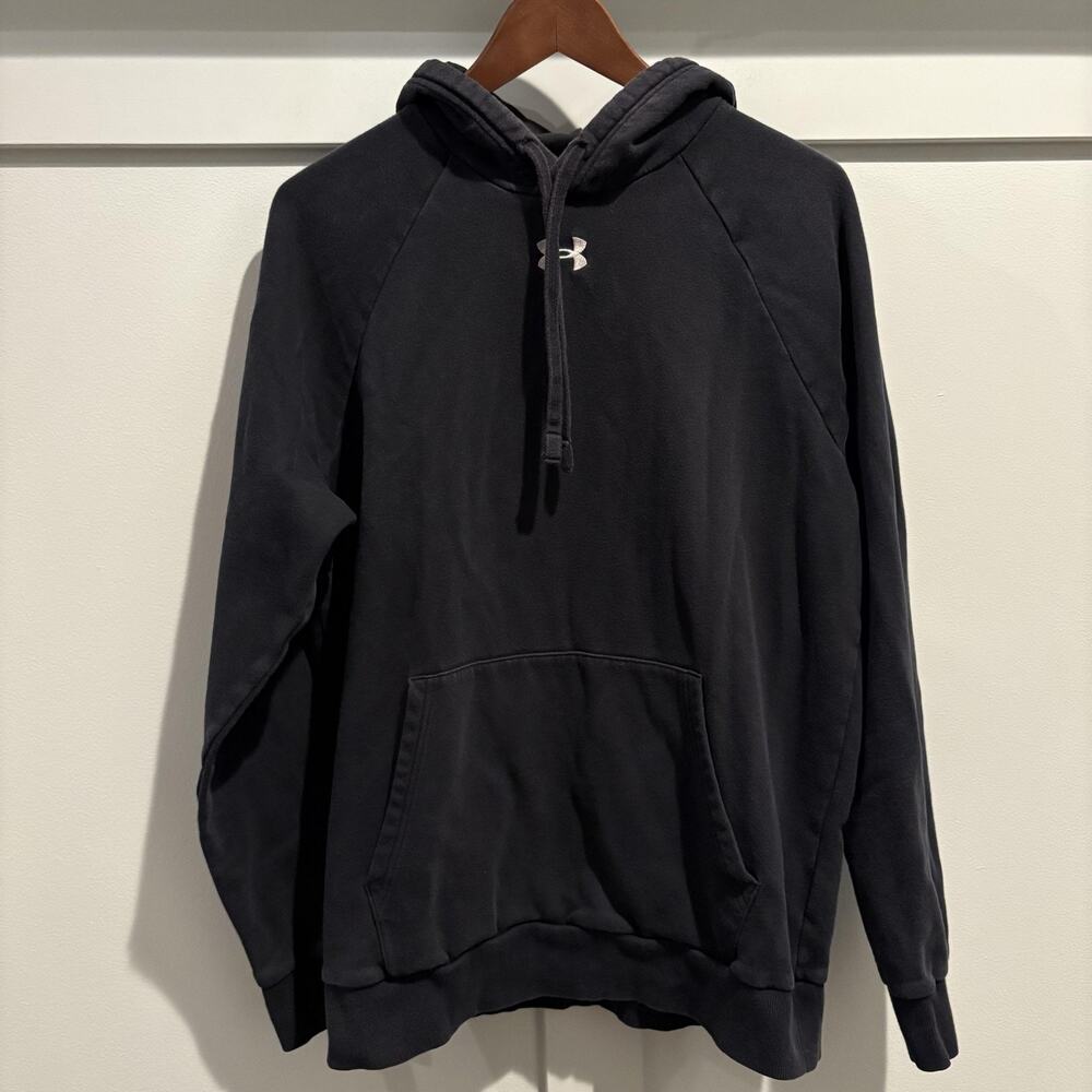 Under Armour Hoodie Mens Medium Pullover Sweatshirt Kangaroo Pocket 1379757